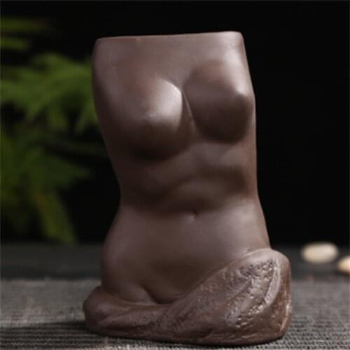 Cement Planter Mould Handmade Resin Craft 3D Girl Female Body Pen Holders Silicone Pot Molds