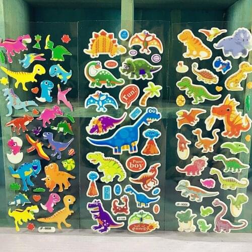10PCS Dinosaur Party Decoration Stickers baby Shower Souvenir Girl Boy Party Favor Gift Cute Giveaway