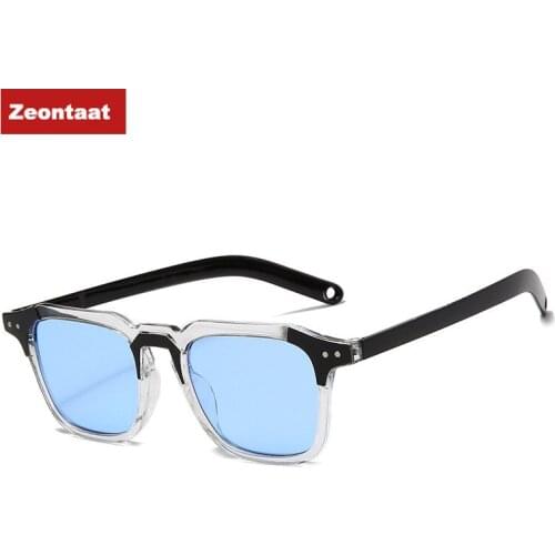2021 New Women Retro Sunglasses Mens Fashion Vintage White Sun Glasses Blue Ladies Retro Glasses