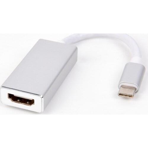Type-C Male to HDMI Female Converter Adapter USB3.1 to HDMI Cable with Alloy Shell