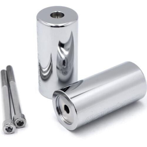 Aftermarket free shipping Motorcycle accessories Custom 2.5" long Billet Bar ends For 1999-2014 Suzuki Hayabusa GSXR1300 Chrome