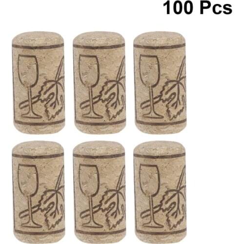 50/100pcs Wine Cork Sealing Wine Cork Wine Bottle Stopper Bar Tool Bottle Closure Wooden Sealing Cover