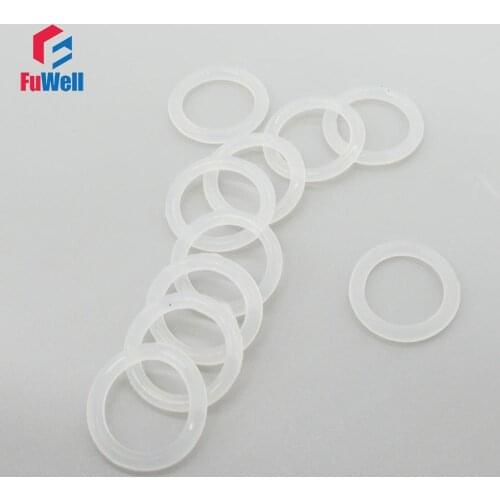 Food Grade White Silicon O-ring Sealing 3mm Thickness 43/44/45/46/47/48/49/50/52/55/58mm OD Rubber O RingSeals Gasket Washer