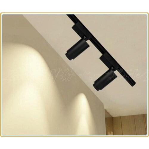 30W Adjustable focal COB LED Track Light Spot Wall Lamp Spotlight Tracking LED AC110V/240V Noverty light
