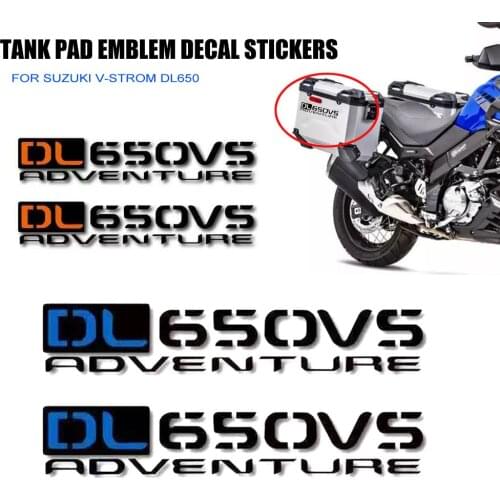 Motorcycle Reflective Fuel Wheels Fairing Portable Luggage Helmet Stickers Sign Decoration Decals For Suzuki DL 650 Vstrom DL650