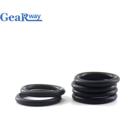 Gearway O Ring Seal Gasket 4mm thickness Black NBR O Ring Seal 31/32/33/34/35/48/50mm OD Oil Resistance O Ring Seal Washer