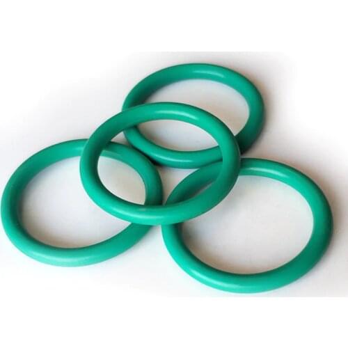 For KTM SX/EXC/XC/XC-W 200 250 300 380 44mm Diameter/3mm Thickness Green FKM Acid and Alkali Oil Resistant O-Rings Seal FPM