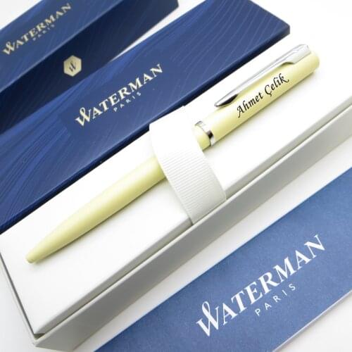 Waterman Allure Pastel Yellow CT Ballpoint Pen | İsme Special Pen | Gift Pen