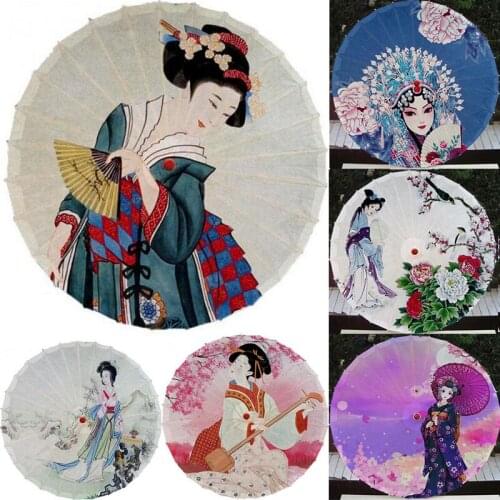 Performance Silk Cloth Umbrella Chinese Ancient Style Dancing Umbrella Ceiling Decoration Umbrella