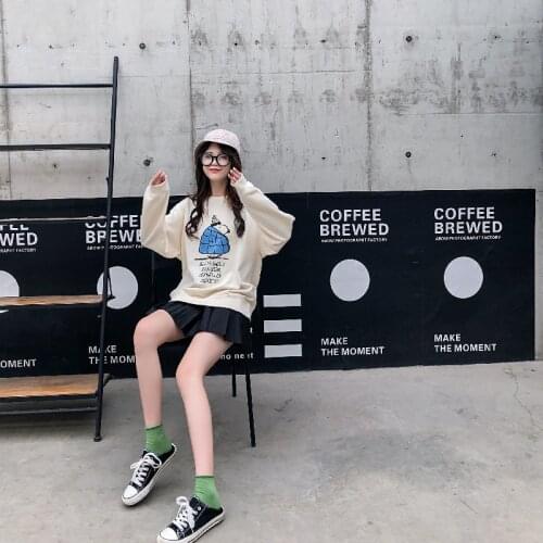 Womens solid color Harajuku socks fashion over the knee ladies socks Doraemon Japanese boat socks beautiful girl sports socks