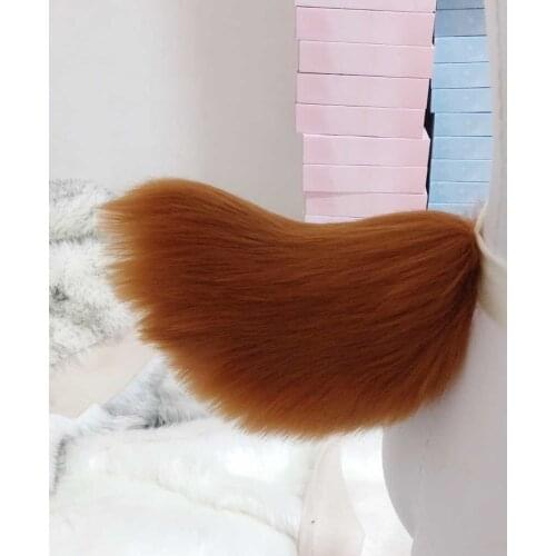 New Hand Made Work Bunny Rabbit Tail Set Cosplay Costume Accessories For Girl Female