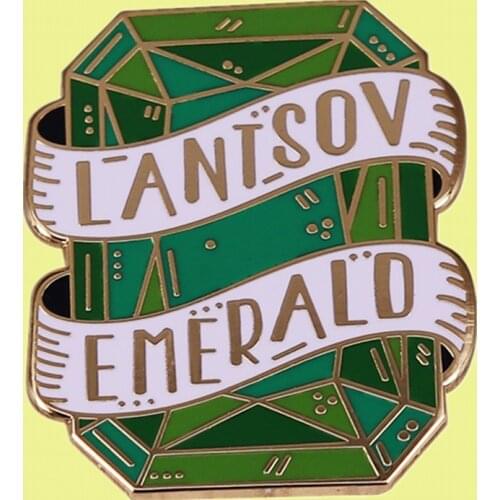 Nikolai Lantsov The Grishaverse enamel pin shadow and bone trilogy Six of Crows Crooked Kingdom King of Scars Literature brooch