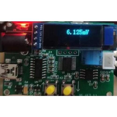 For 16 bit DA conversion serial port data to 0~2000mV output