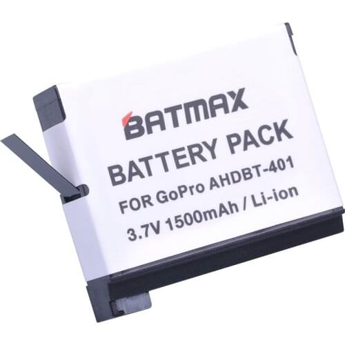 1Pc 1600mAh AHDBT401 AHDBT-401 AHDBT 401 402 Camera Battery for GoPro go pro GoPro4 HD Hero 4 Hero4 Black Silve Edition Battery