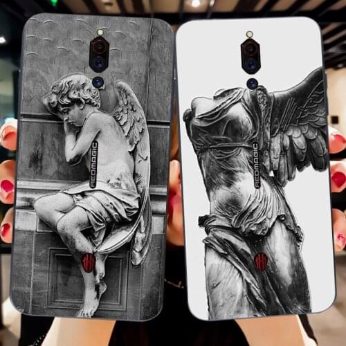 Retro Flower Cartoon Case For Nubia Play Red Magic 6 Pro Luxury Silicone Painted TPU Cover For ZTE Axon 10 Pro A2020 Pro