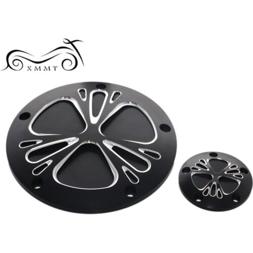 Motorcycle Engine CNC Derby Cover & Timing Timer Covers Aluminum 5 Hole For Harley Touring Road King Softail Heritage CVO Dyna