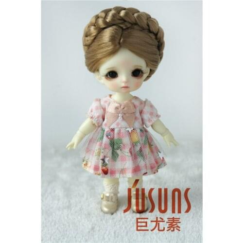 JD101 1/12 1/8 Cute Doll Wigs Popular Tiny Hair Style Size 3-4 inch 4-5 inch 5-6inch BJD Accessories Soft Synthetic mohair wig