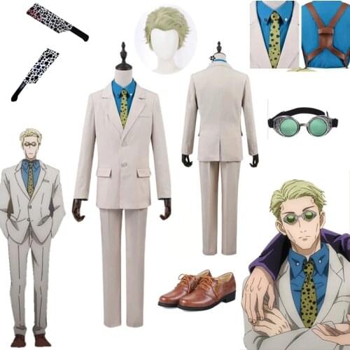 Anime Jujutsu Kaisen Nanami Kento Cosplay Costume Suit Belt Glasses Short Wig Uniform Outfit Prop For Men Women Halloween Party