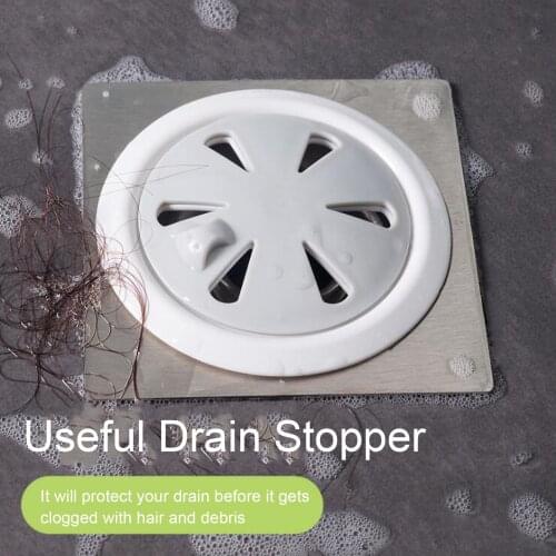 Kitchen Sink Drain Filter Cover Anti-clogging Drain Stopper Bathroom Drain Plug with Hair Catcher Sink Drain Strainer Protector