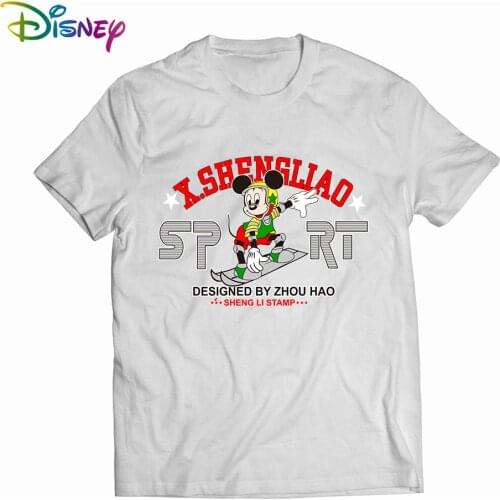 3D printing Harajuku summer casual womens T-shirt Ulzzang streetwear Kawai Mickey Minnie print Disney T-shirt