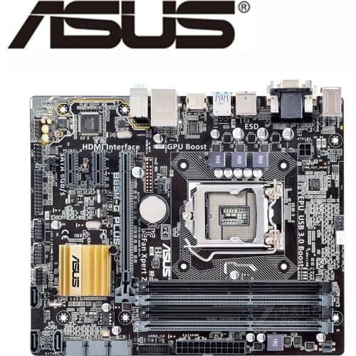 LGA 1150 ASUS B85M-G PLUS Motherboard Micro ATX B85M G PLUS Systemboard DDR3 For Intel B85 32GB Desktop Mainboard SATA III Used