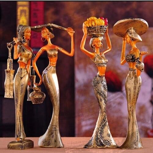 Factory outlets] resin crafts Southeast Asian style beauty fashion ornaments Dai girls Decoration