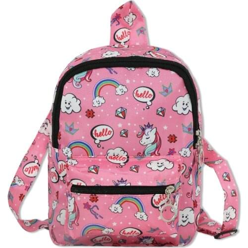 Kawaii Unicorn Mini Backpack Women Crossbody Bag for Teenage Girl Women Shoulder Purse School Bag Korean Trendy Bagpack Female