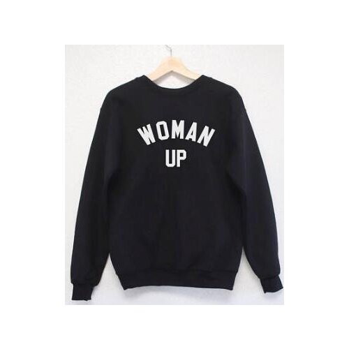 Unisex Fashion Clothing Casual Graphic Tops Women Up Sweatshirt Feminist Pullover aesthetic Cotton Moletom do Tumblr Jumper