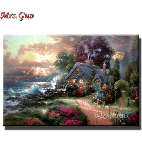 Картины-раскраски по номерам Mrs.Guo China At AliExpress