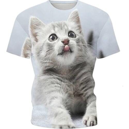 New mens and womens short-sleeved T-shirt 3D printed sportswear mens colorful adult and childrens clothing tops parent-child