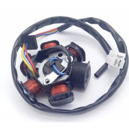 New Magneto Stator 6 Pole GY6 125cc 150cc Scooter Moped Go Kart Sunl Total Roketa ATV Hammerhead