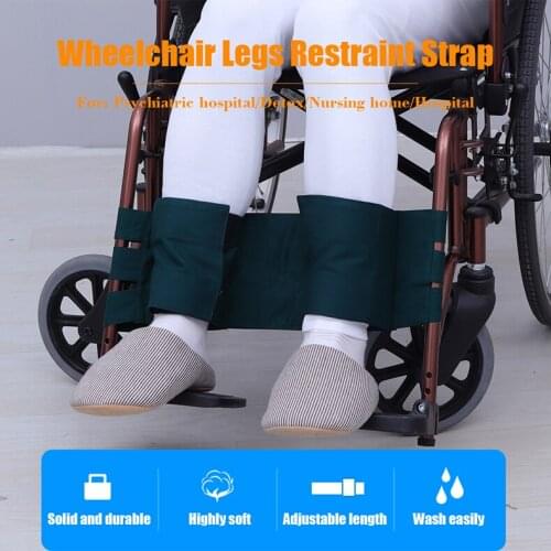 Wheelchair legs restraint strapprevent wheelchair patients