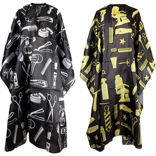 Hairdressing Gown Barbers Cape for Home Salon Hair Styling, 55 x 63 inches