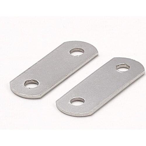 30/34/22/46mm Flat Steel Brackets Straight Mending Plates Repair Fixing Joining Wardrobe Furniture Hardware Bracket Corner