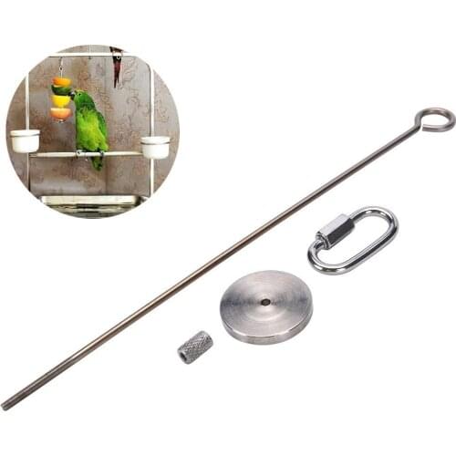 Bird Fruit Vegetable Holder Stainless Steel Vegetable Skewer Hanging Food Feed Parrot Parakeet Cockatiels Finch Canary Pigeon
