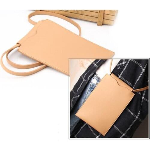 Transparent Touch Screen Retro Simple Mobile Phone Bag 2021 Women PU Chain Messenger Bags Small Flap Bag Mini Shoulder Bag