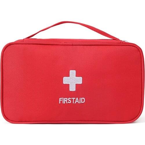 First Aid Storage Bag Large Capacity Empty Travel Rescue Bag Portable Medicine Storage Pouch Waterproof Survival Bag for Travel
