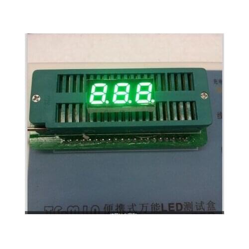 0.28inch 3digits green 8 segment led display 2381AGG/2381BGG 10pcs