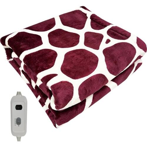 Cozy Soft Flannel Electric Heated Winter Blanket Blanket Electric Heated Soft Leisure Durable Practical Convenience Home
