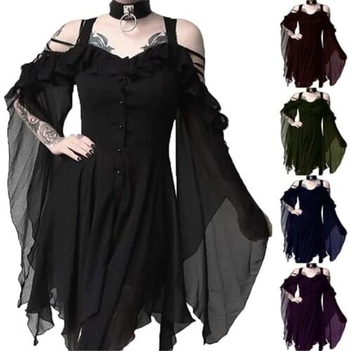 Plus Size XXXXXL XXXXL XXXL XXL XL Cosplay Costumes Women Steampunk Victorian Gothic Dress Medieval Fancy Dress
