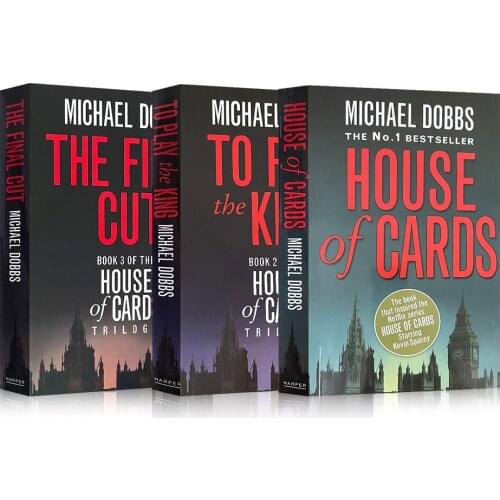 House of Cards Trilogy The Final Cut Book Hot American TV Series Original Story Books English Film Novel for Adult