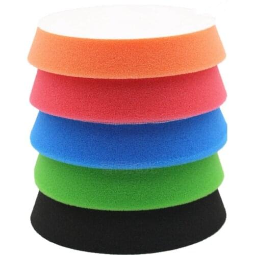 5Pcs/Set Sponge Car Wash Polishing Pad Wheel Polishing Disc Grinding Car Polishing Sponge For Car Polisher Machine