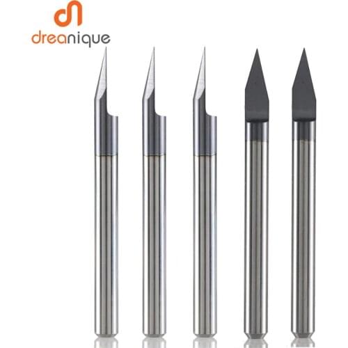 5pcs/lot Flat bottom Carbide PCB Engraving Bit 3.175 30 0.2mm,0.1mm CNC Router Tool for brass steel stainless steel German rod