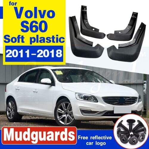 Car Mudflap for Volvo S60 2011~2018 Fender Mud Guard Flap Splash Flaps Mudguards Accessories 2012 2013 2014 2015 2016 2017 2nd