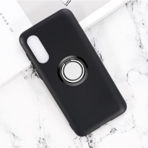 For Meizu 16s Pro Back Ring Holder Bracket Phone Case Cover Phone TPU Soft Silicone Cases for Meizu 16S Pro 6.2 inch