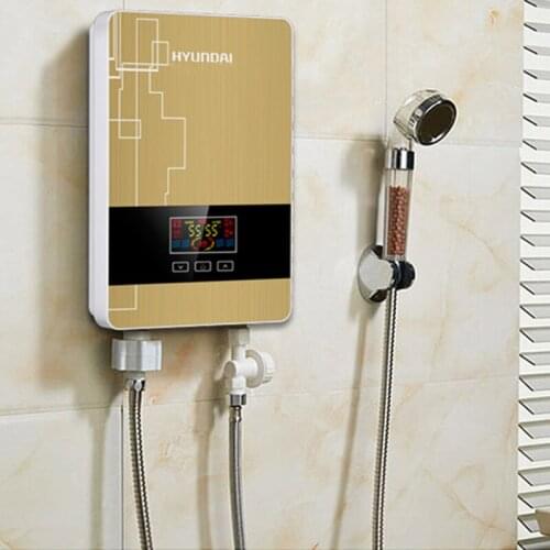 220V Instant Electric Water Heater Home 7000W Fast-heating Wall-mounted Bath and Bath Electric Water Heater Water Heater Shower