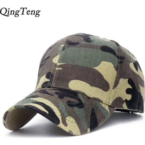 Casquette Camouflage Hats For Men Women Cotton Camo Baseball Cap Outdoor Climbing Hunting Camo Hats Army Camo Snapback Dad Cap