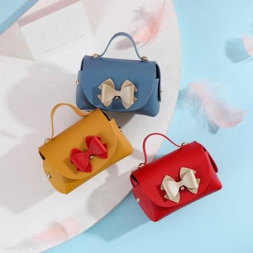 Creative Colorful Leather Portable Bag Bowknot Candy Bag Candy Gift Box Coin Purse Jewelry Packaging Pouch Wedding Gift Bags