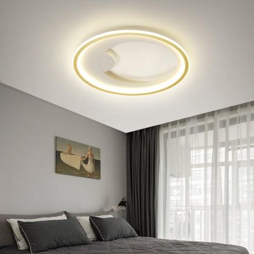 Round LED Chandelier For Foyer Dining Room Kitchen Bedroom Living Room Coffee Hall Hotel Villa Gallery Loft Indoor Home Lights