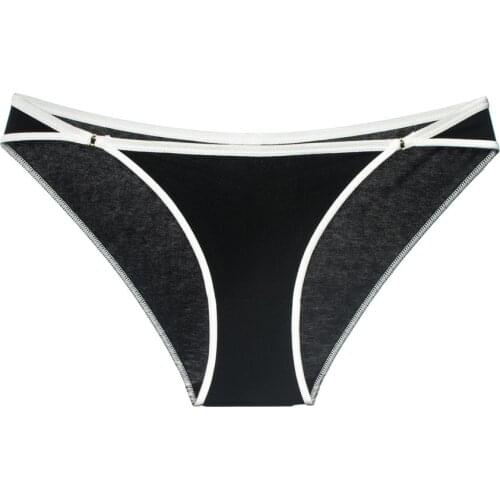 Hot New Product Slim-band Cotton Briefs Ladies Underwear Breathable High Slit Girl Underwear Sexy Underwear Women